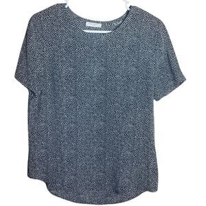 Equipment Femme Silk Blouse Dot Print Black Women S Minimalist Luxe Chic